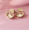 Rahma Earrings, White Seashell
