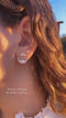 Rahma Earrings, White Seashell