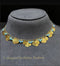 Sahara 3 NK necklace gold 21K with Turquoise Stones