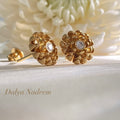 earrings Dalia flower