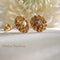 earrings Dalia flower