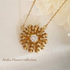 necklace Dalia flower