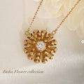 necklace Dalia flower
