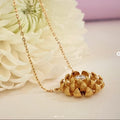 necklace Dalia flower