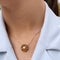 necklace Dalia flower