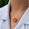 necklace Dalia flower