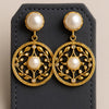 Jannah earrings with big pearl