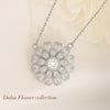 necklace Dalia flower 3