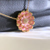 necklace Dalia flower 2