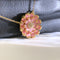 necklace Dalia flower 2