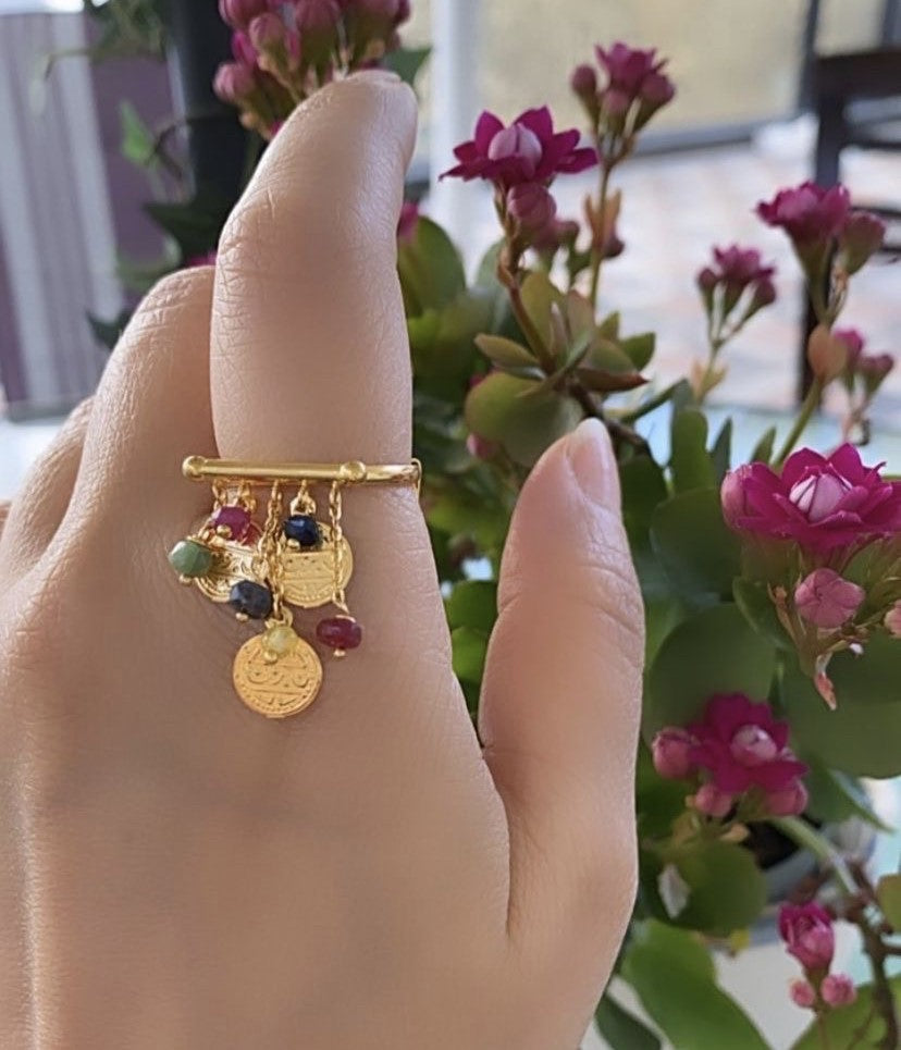Al Sharq Ring with Gems